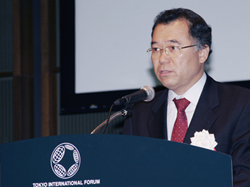 開会式典 山中 伸一 文部科学省 スポーツ・青少年局長